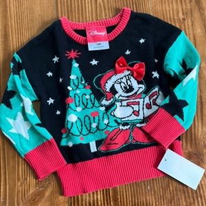 Disney Christmas Sweater • NWT • Size 12M